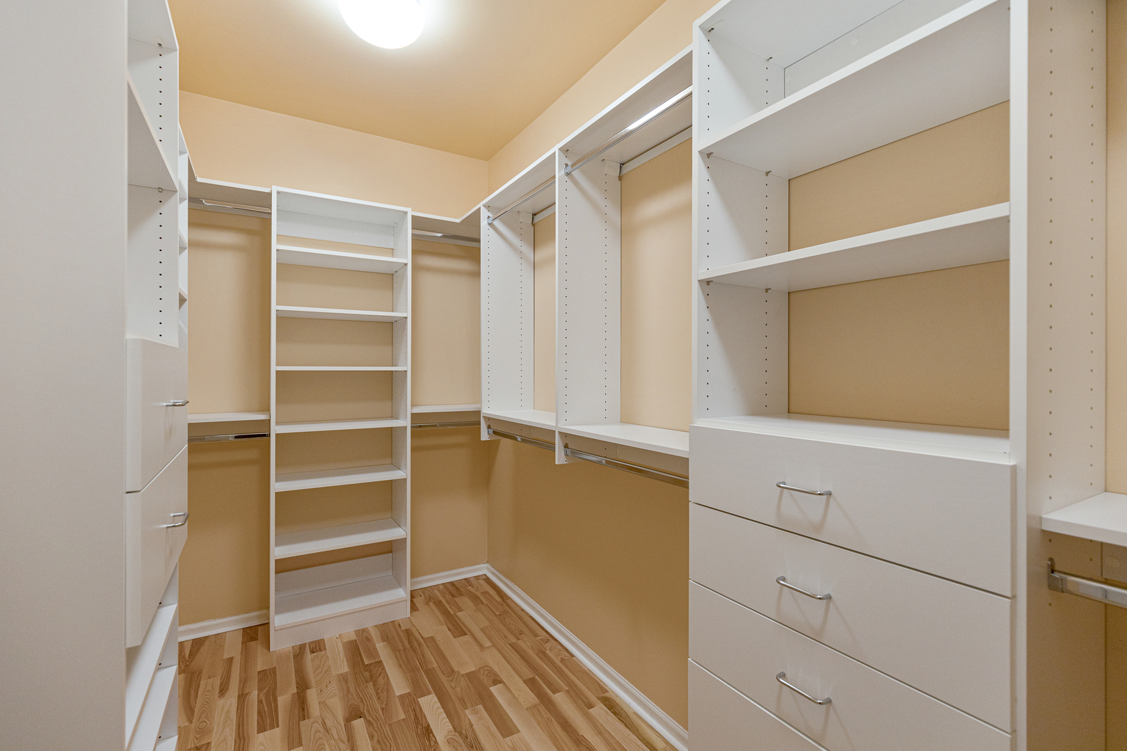 1388 Scarboro Road, Unit 1103 Schaumburg, IL 60193 - Photo 12 of 17 a view of walk in closet with empty racks