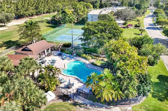 a view of a building with a street