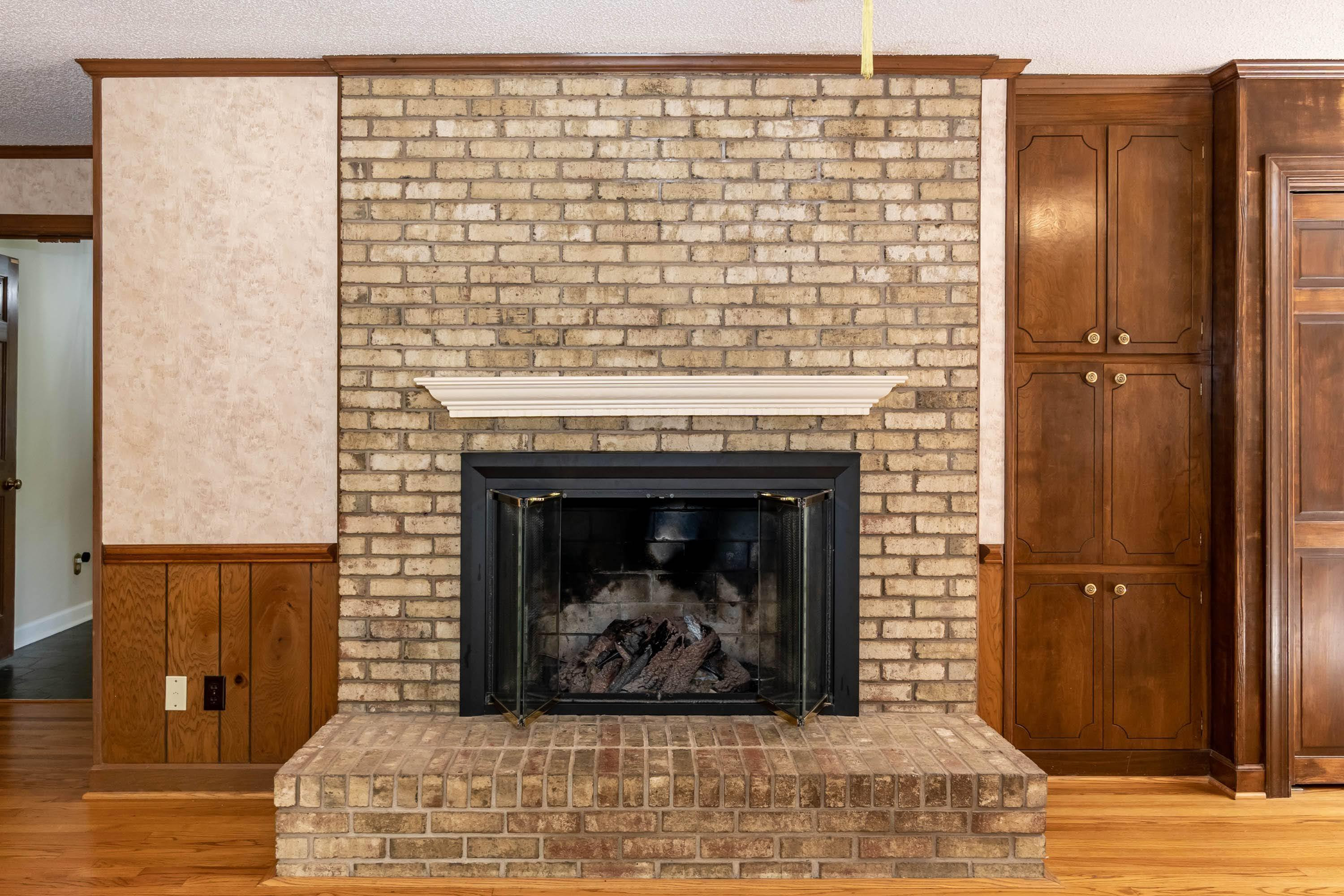 4104 Pepperton Drive Raleigh, NC 27606 - Photo 12 of 47 Family Room Fireplace