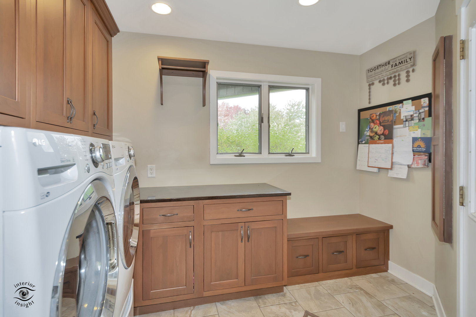 1560 Southhampton Drive Bourbonnais, IL 60914 - Photo 20 of 28 a utility room with cabinets washer and dryer