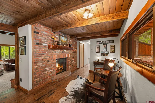 a outdoor space with chairs