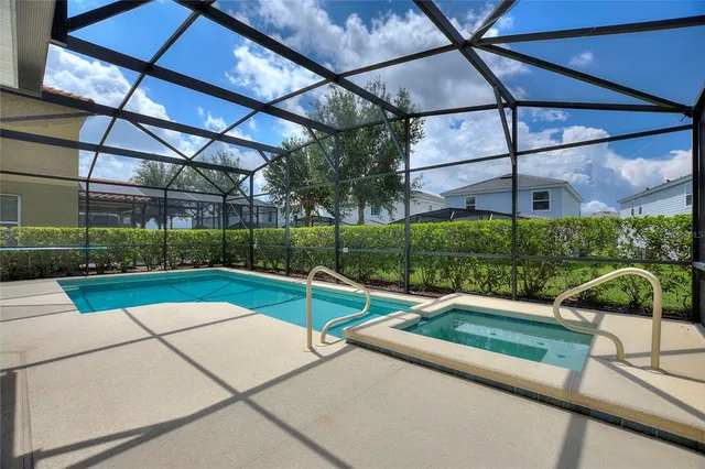 a building outdoor space with seating space