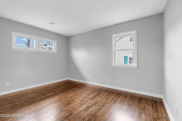 wooden floor in an empty room