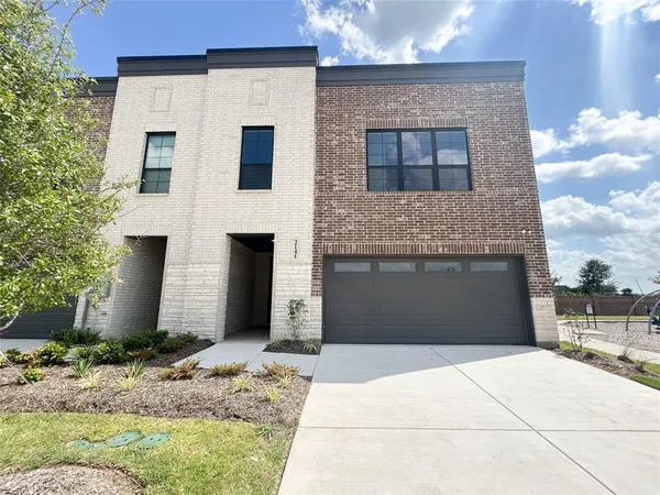 a front view of a stone building