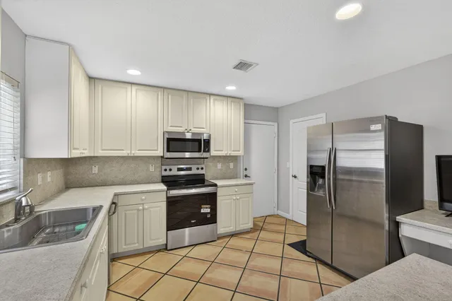 a bathroom with a sink double vanity