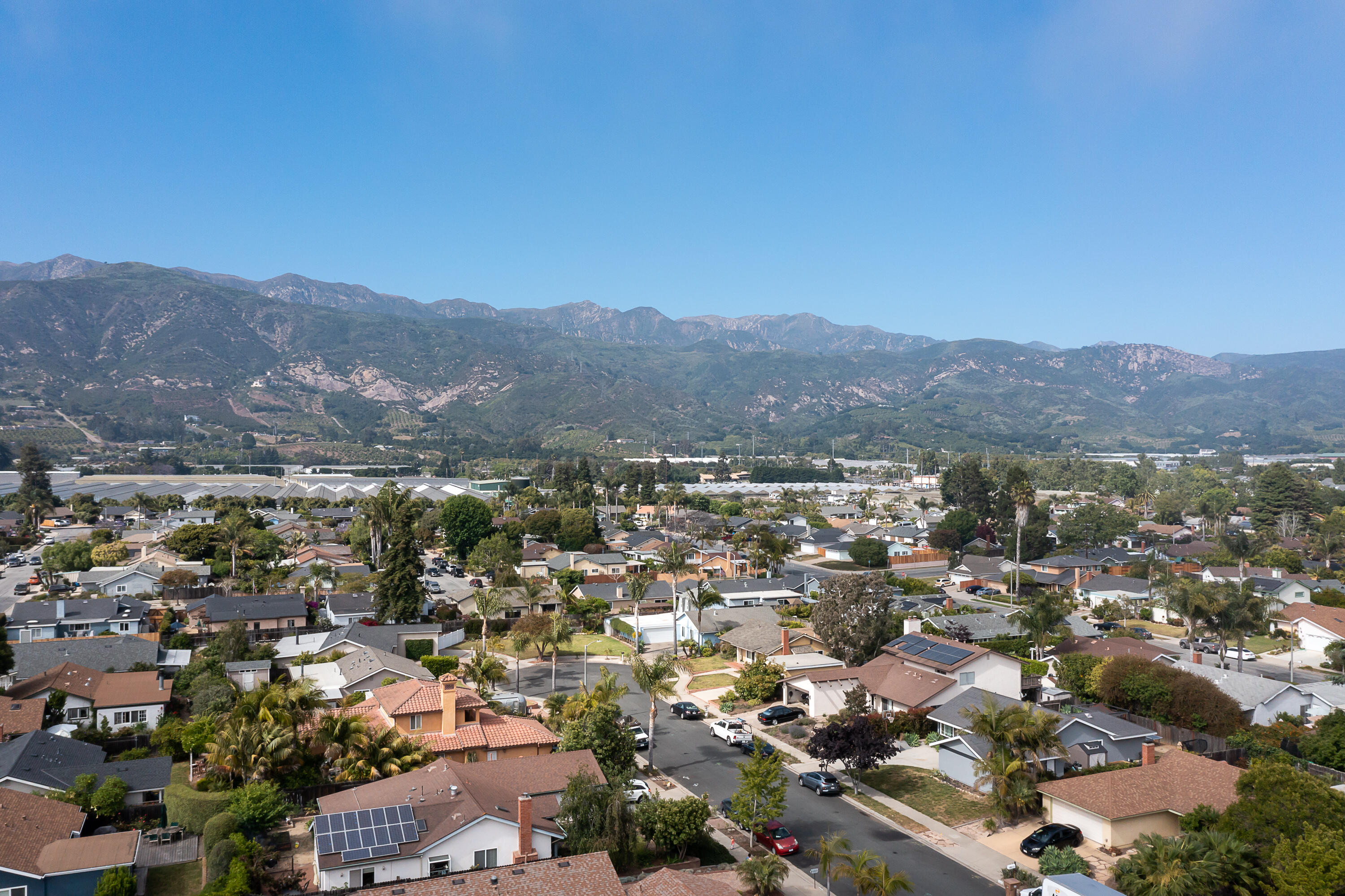 4655 Aragon Drive Carpinteria, CA 93013 - Photo 29 of 32 an aerial view of residential house and green space