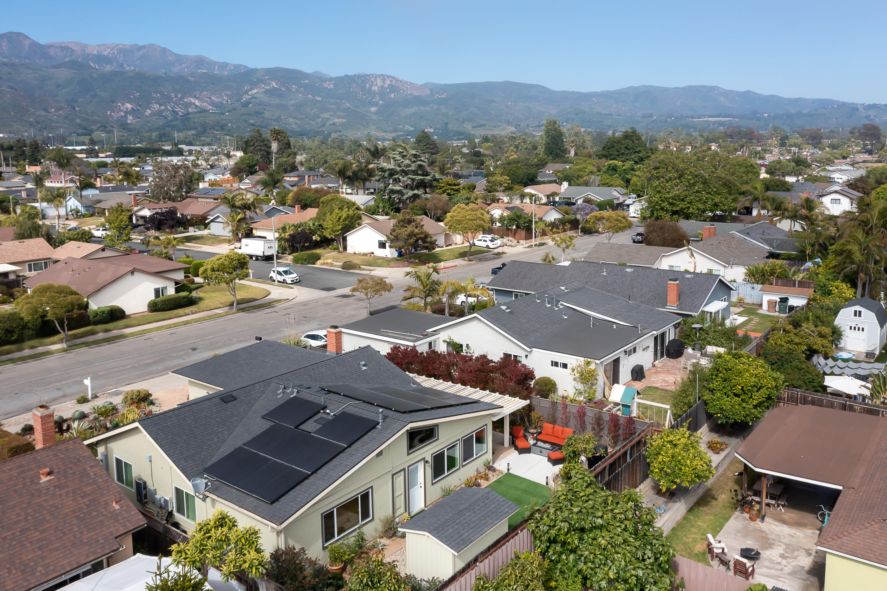 4655 Aragon Drive Carpinteria, CA 93013 - Photo 32 of 32 an aerial view of residential houses and outdoor space