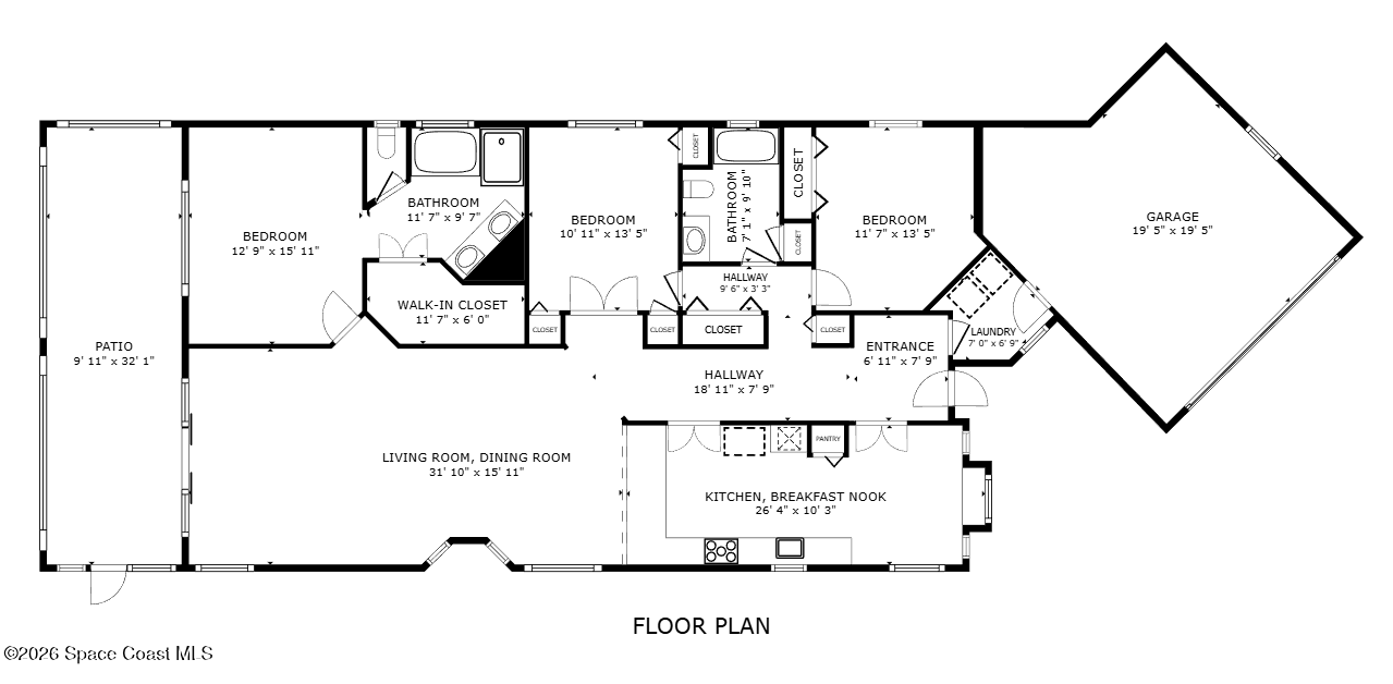 3904 St Armens Circle Melbourne, FL 32934 - Photo 38 of 38 a picture of a floor plan
