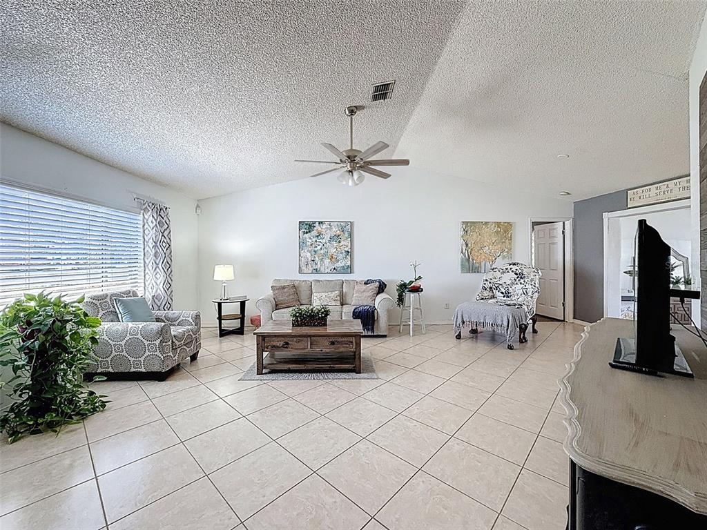 Undisclosed Address Spring Hill, FL 34608 - Photo 7 of 54 a living room with furniture and a flat screen tv