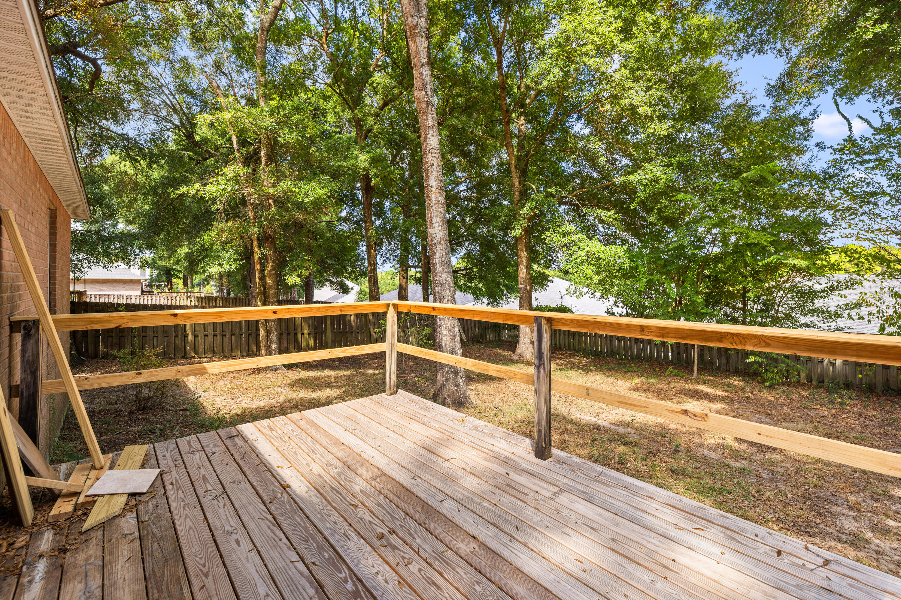 204 Warrior Street Crestview, FL 32536 - Photo 41 of 59 a view of deck with wooden floor and outdoor space