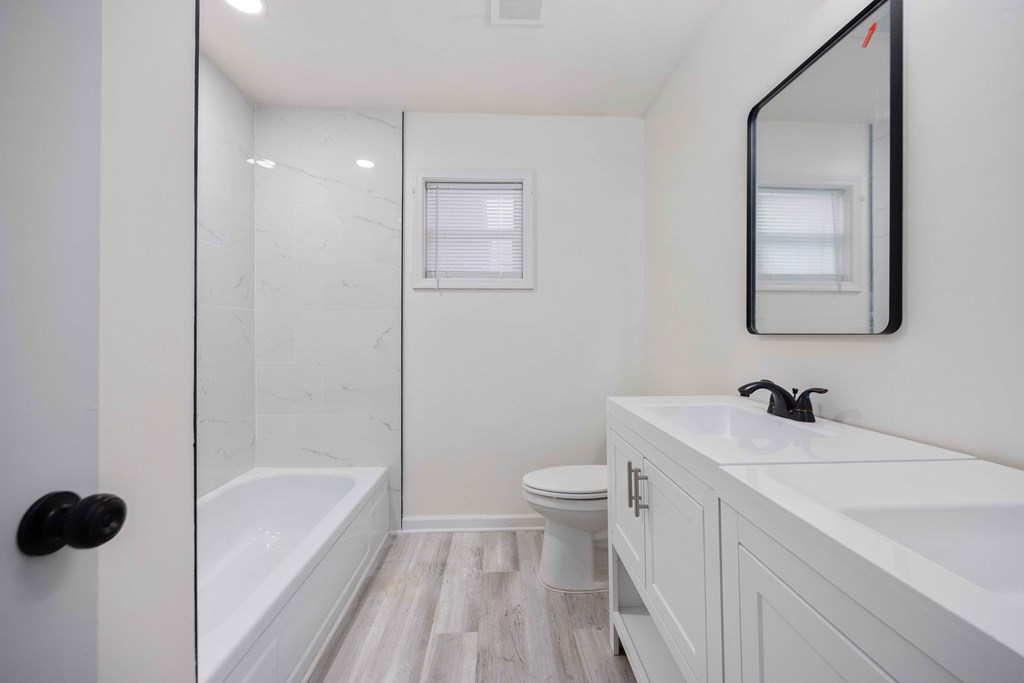 6270 Mill Branch Road Columbus, GA 31907 - Photo 15 of 25 a bathroom with a sink a toilet and shower