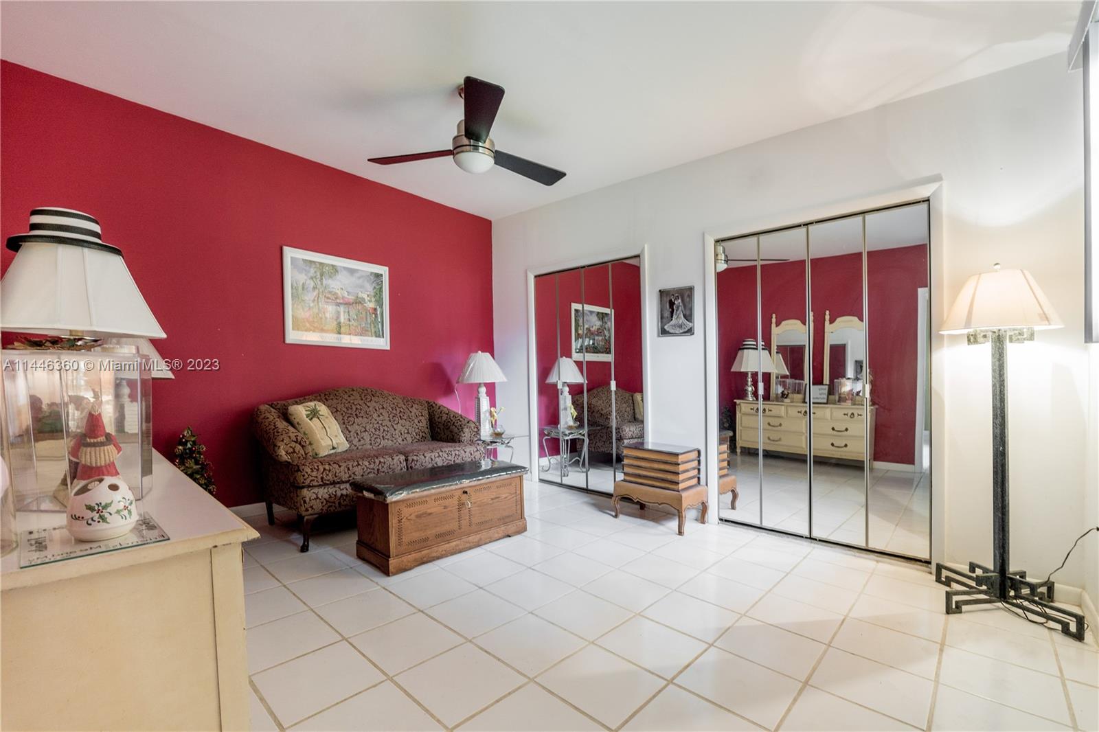 2446 Southwest 15th Street Miami, FL 33145 - Photo 30 of 42 a living room with furniture and a ceiling fan
