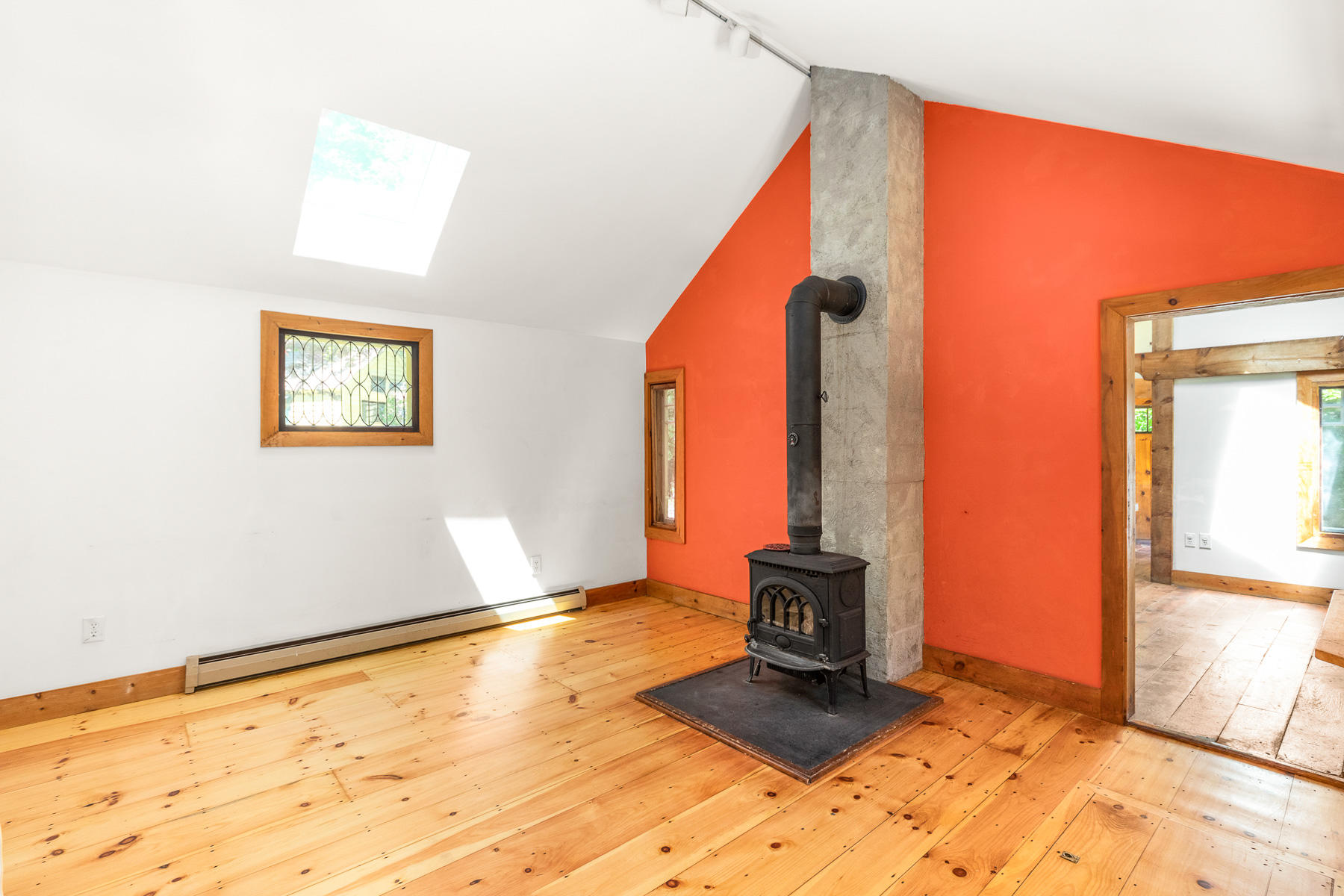 188 Brave Boat Harbor Road Kittery Point, ME 03905 - Photo 14 of 53 Den/Sitting Area w/ Jøtul Wood Stove