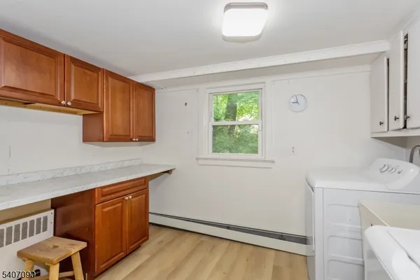 a room with storage and utility