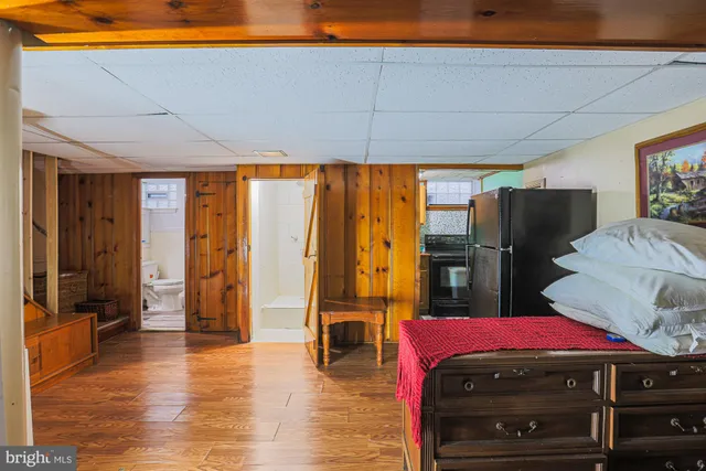 a view of a living room and entry way