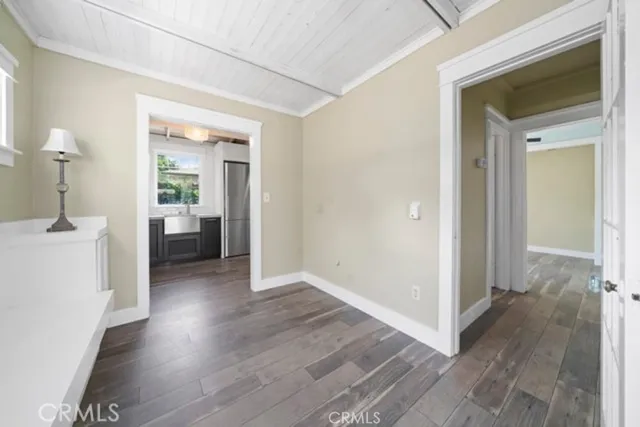 wooden floor in a gallery