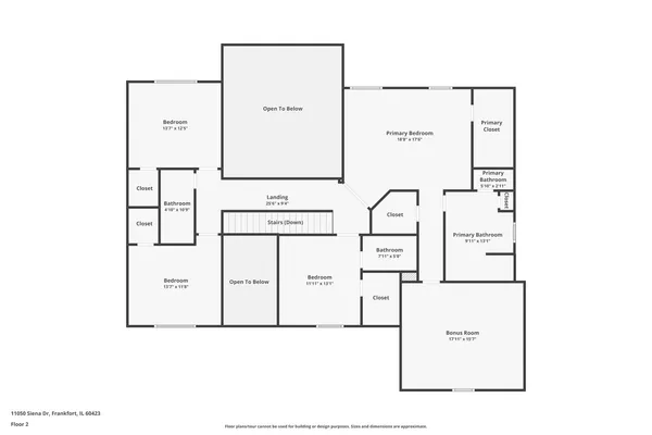 $850,000 | 11050 Siena Drive, Frankfort, IL 60423