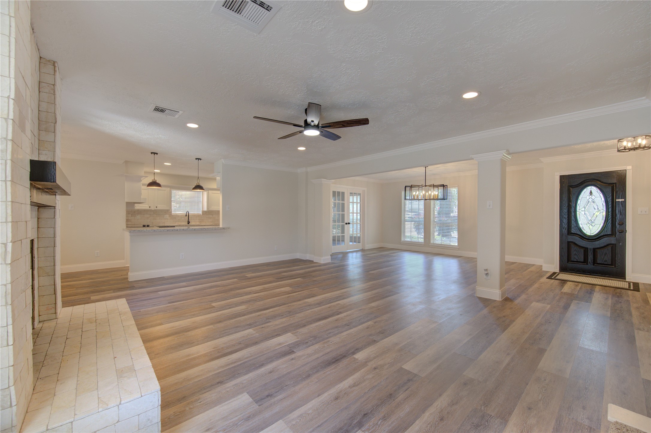 9115 Taidswood Drive Spring, TX 77379 - Photo 44 of 45 You will love the open floor plan. Every room has been modified to achieve the open connection.