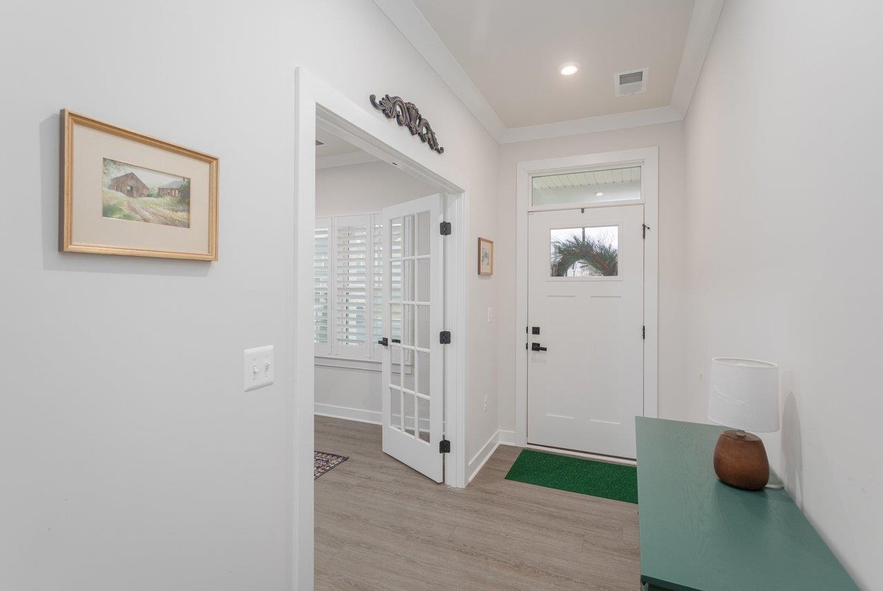 2754 Rdg Hvn Drive Harrisonburg, VA 22801 - Photo 3 of 64 a view of a hallway with wooden floor and closet