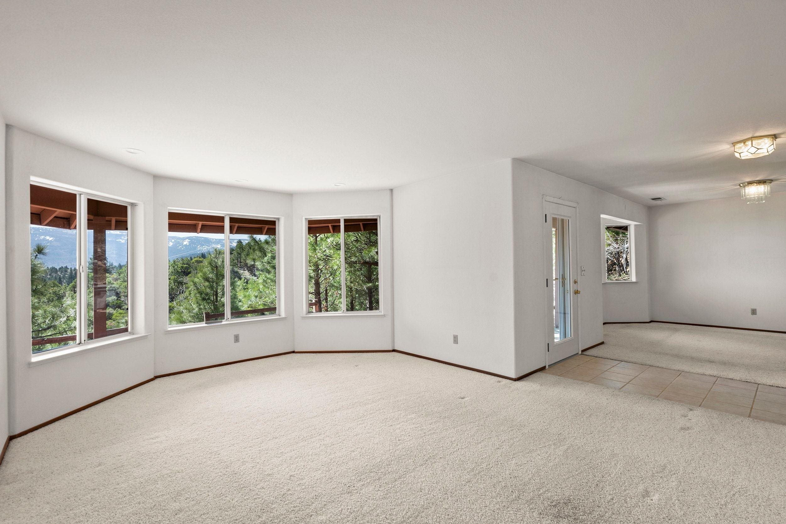 1020 Sunrise Creek Road Loyalton, CA 96118 - Photo 12 of 27 a view of an empty room with windows and closet