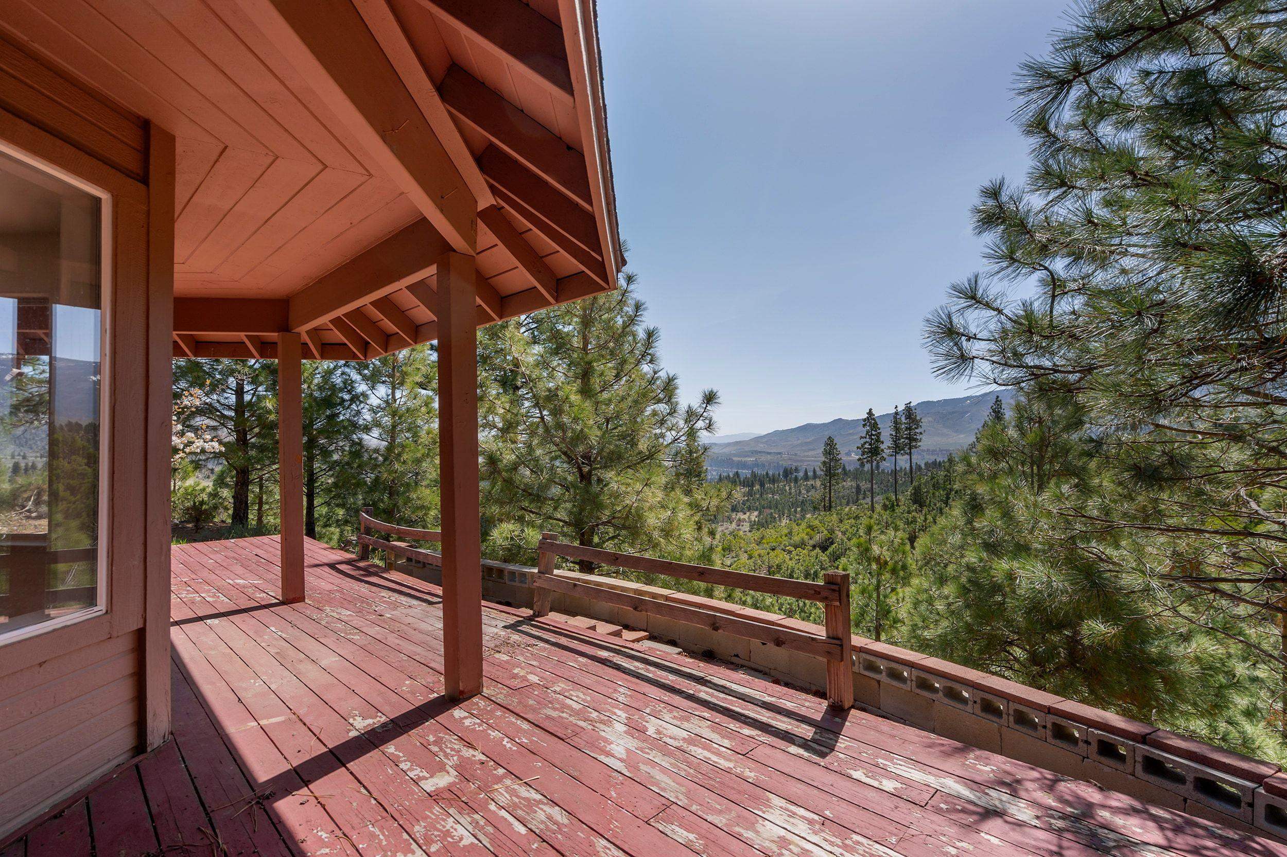 1020 Sunrise Creek Road Loyalton, CA 96118 - Photo 17 of 27 a view of a two chairs in the balcony