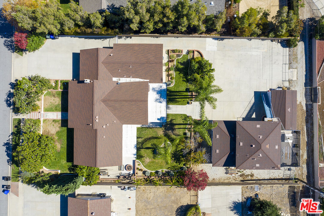8391 Hillside Road Rancho Cucamonga, CA 91701 - Photo 3 of 51 an aerial view of a house with a yard basket ball court and outdoor seating
