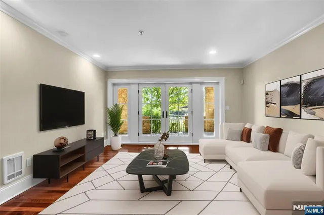 a view of a lake with a tree