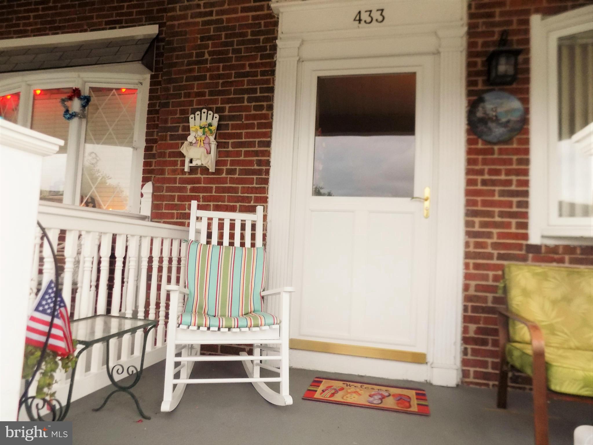 433 Westfield Road Baltimore, MD 21222 - Photo 22 of 25 Porch Rocker!