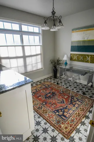 a very nice looking room with a large window