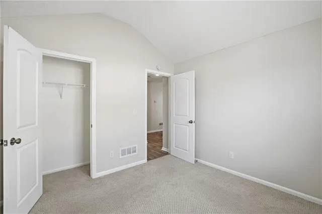 a view of an empty room