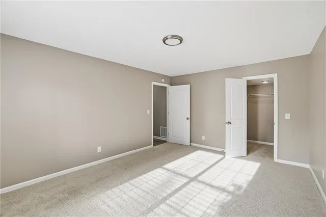 a view of an empty room