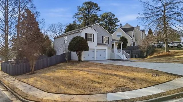 a view of a house with snow