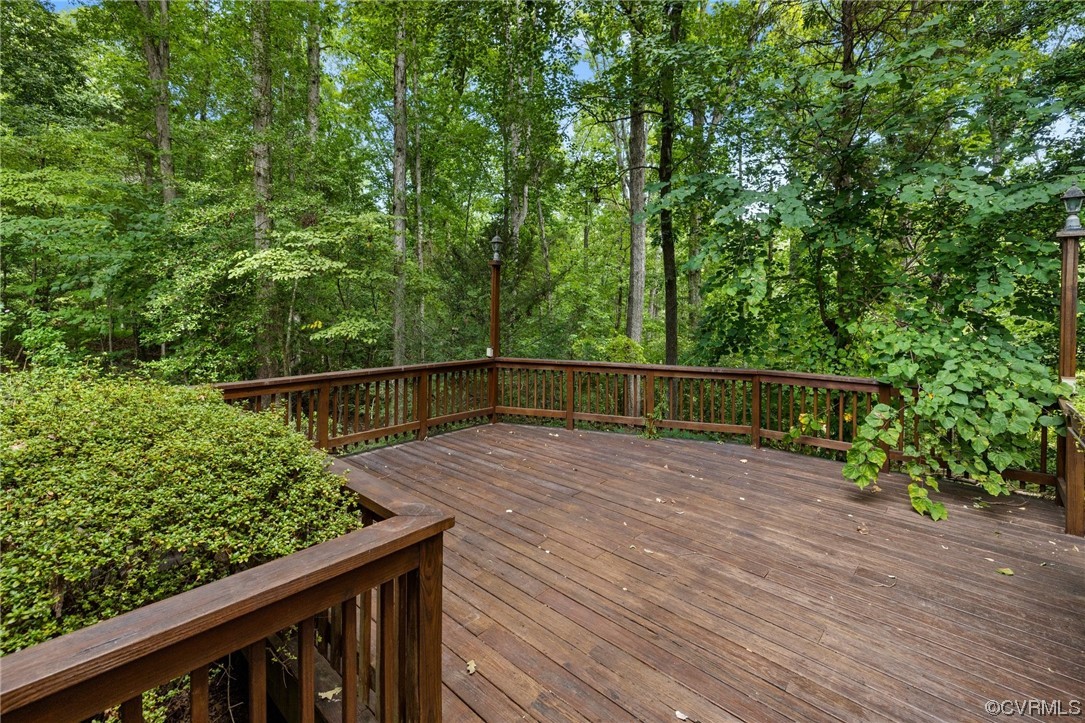 1600 Beaverdam Creek Road Crozier, VA 23039 - Photo 34 of 45 a view of a balcony with wooden floor