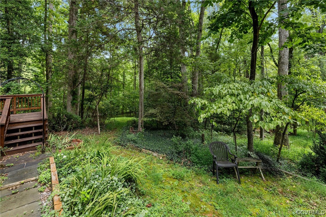 1600 Beaverdam Creek Road Crozier, VA 23039 - Photo 38 of 45 a garden view with a seating space