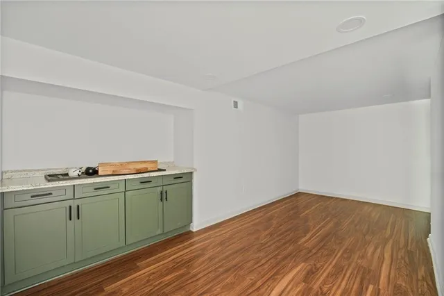 a room with storage and utility