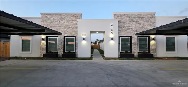 a view of a house with gym equipment