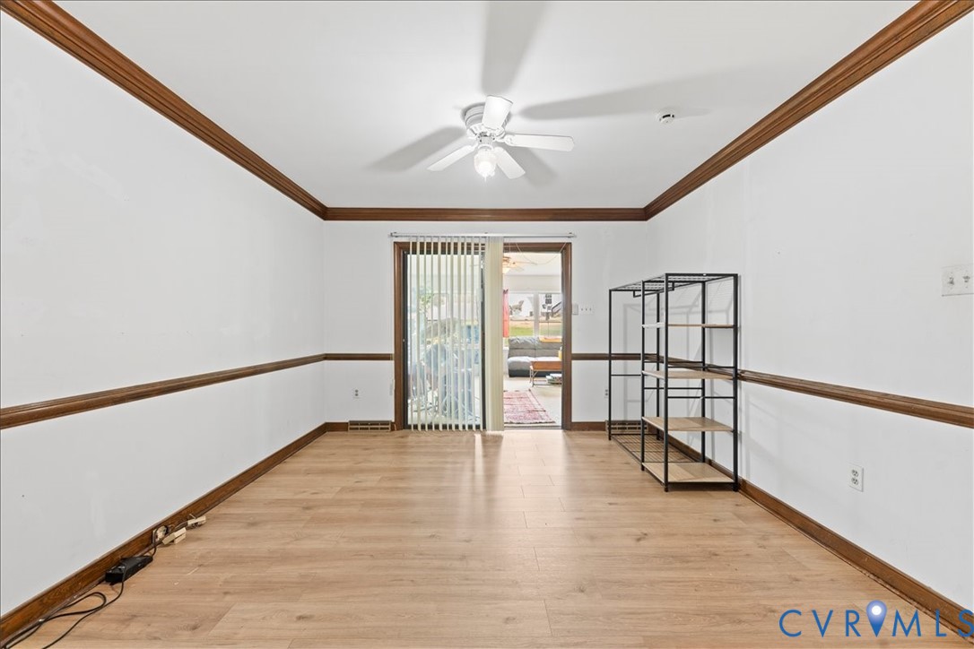 7141 Barkbridge Road Chesterfield, VA 23832 - Photo 11 of 44 Spare room with ornamental molding, light wood-typ