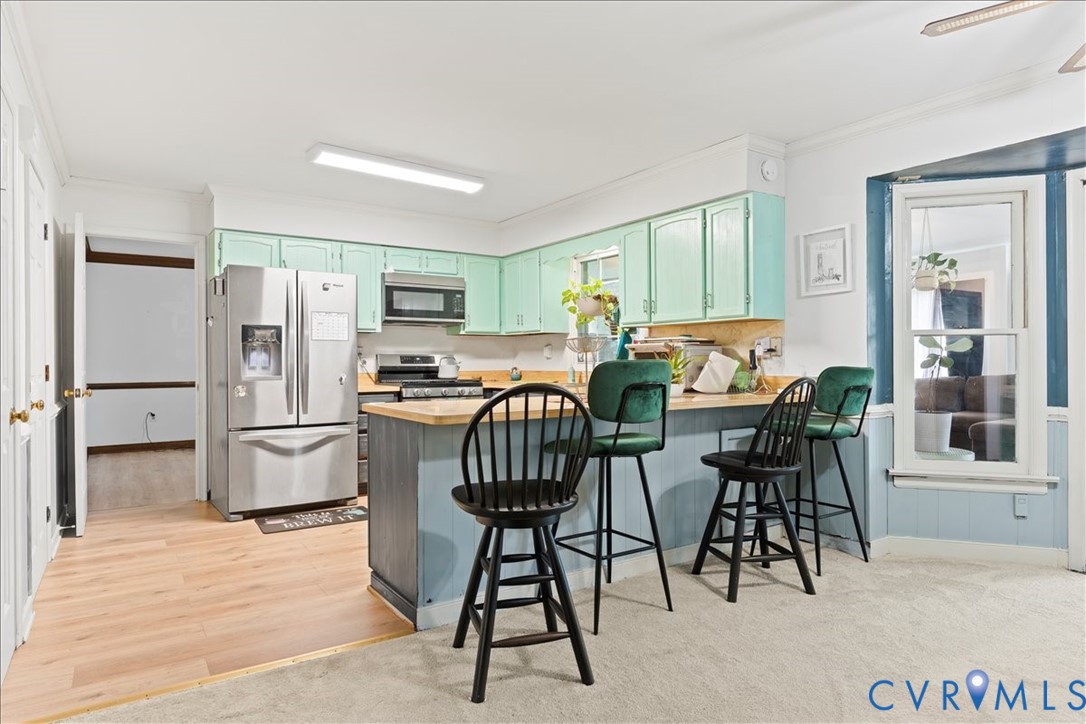 7141 Barkbridge Road Chesterfield, VA 23832 - Photo 18 of 44 Kitchen with stainless steel appliances, crown mol