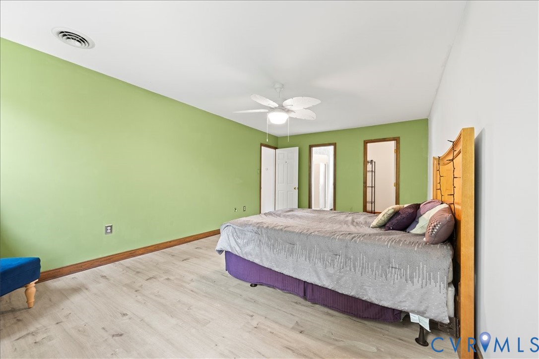 7141 Barkbridge Road Chesterfield, VA 23832 - Photo 36 of 44 Bedroom with wood finished floors and ceiling fan
