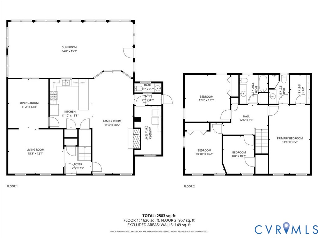 7141 Barkbridge Road Chesterfield, VA 23832 - Photo 44 of 44 View of floor plan / room layout