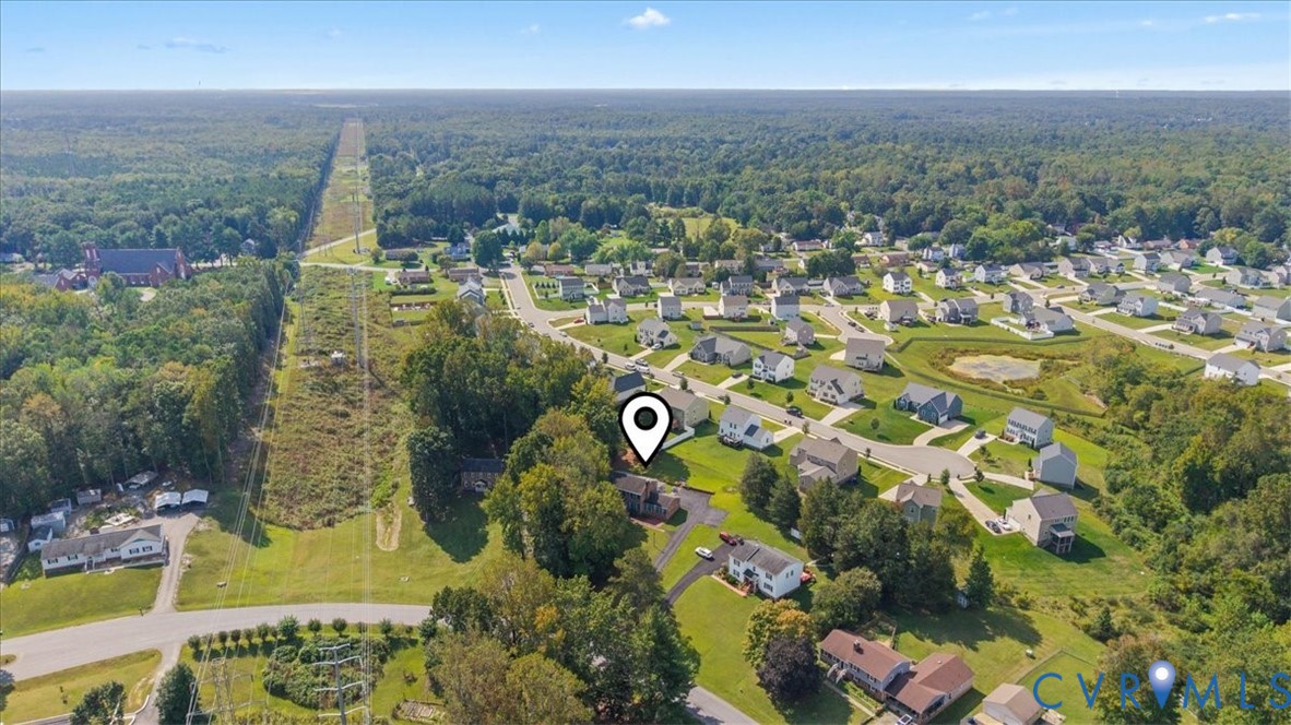 7141 Barkbridge Road Chesterfield, VA 23832 - Photo 41 of 44 Aerial view of property's location with nearby sub