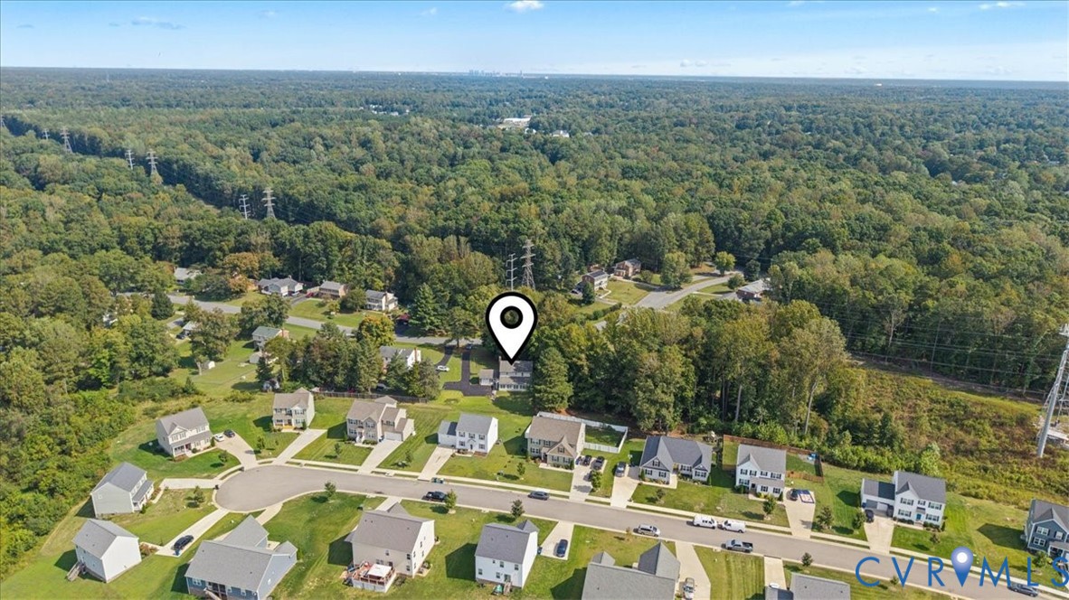 7141 Barkbridge Road Chesterfield, VA 23832 - Photo 43 of 44 View of property location with a heavily wooded ar
