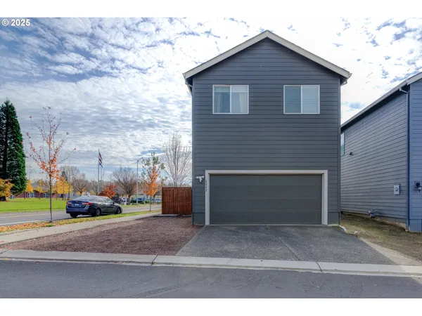 a view of road and yard