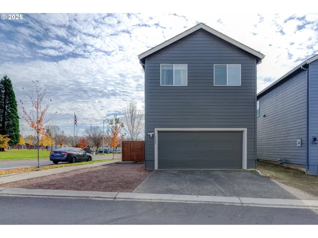 a view of road and yard