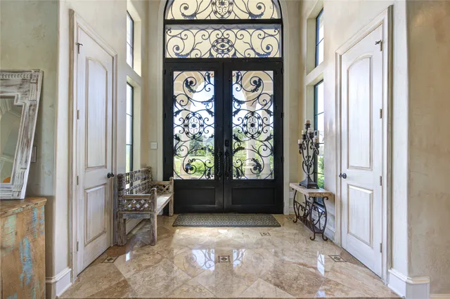 a view of front door with glass door
