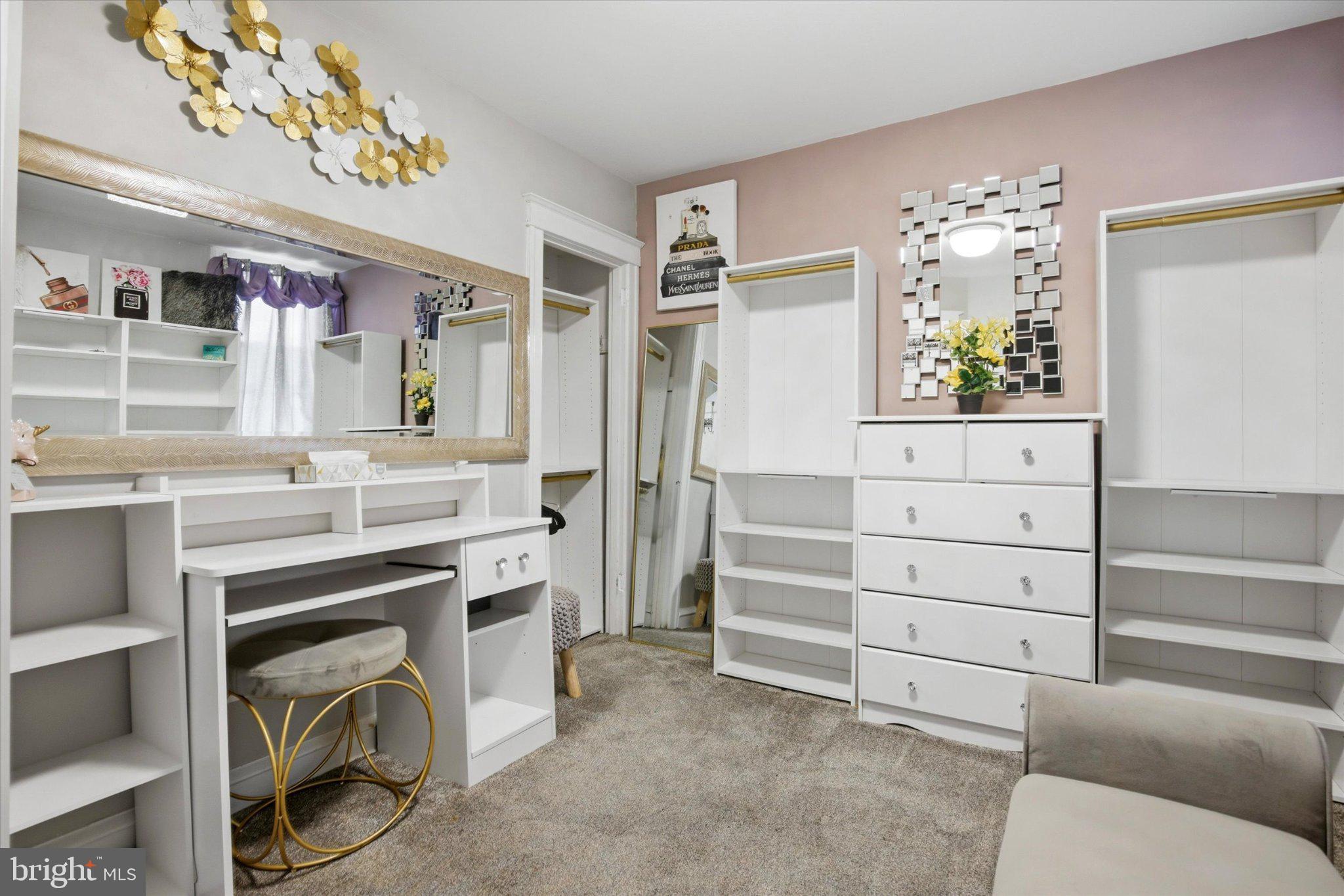 7450 Beverly Road Philadelphia, PA 19138 - Photo 19 of 29 3rd bedroom currently set up as closet space