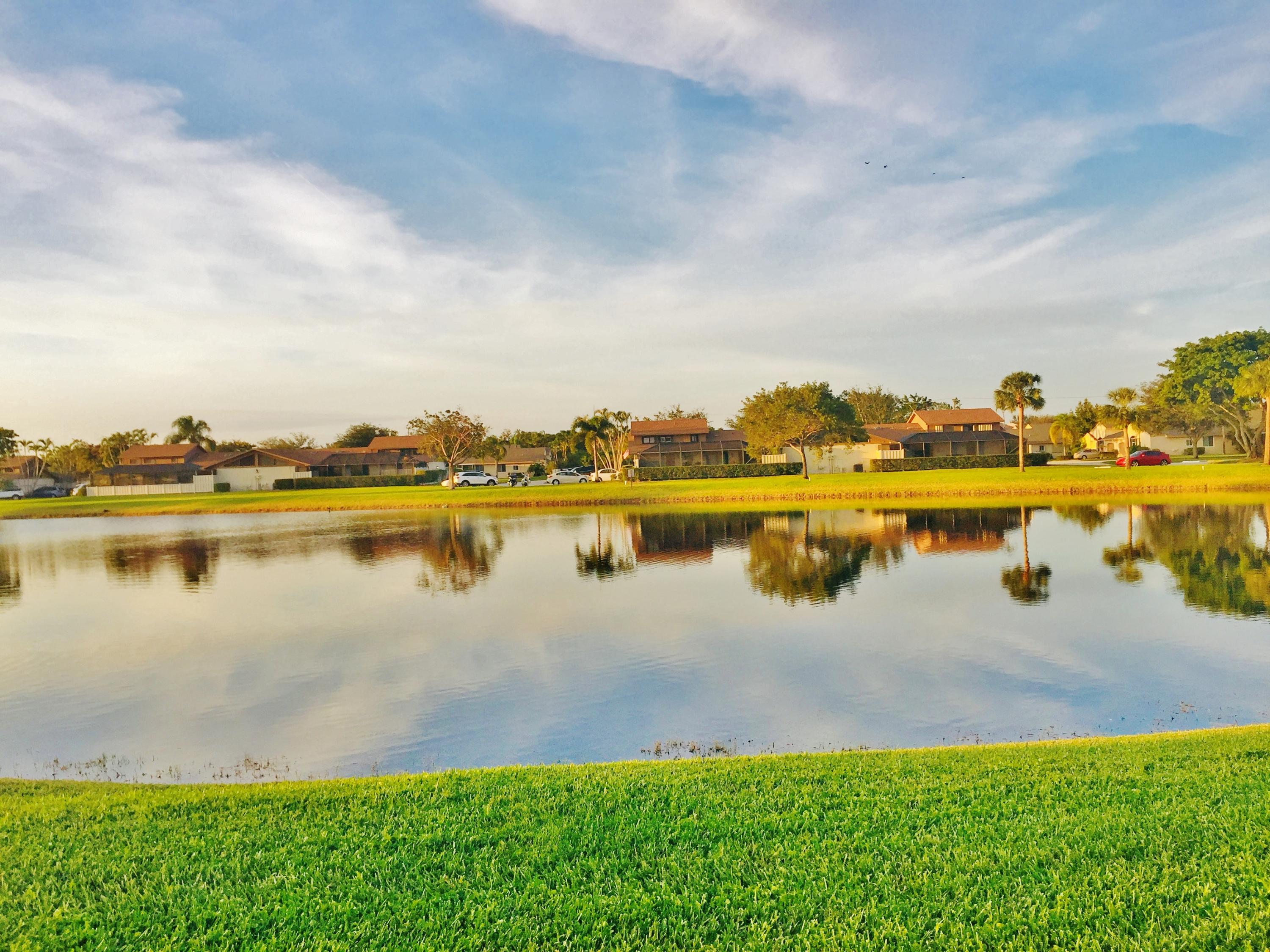 9748 Boca Gardens Parkway, Unit B Boca Raton, FL 33496 - Photo 26 of 27 Clubhouse Lake