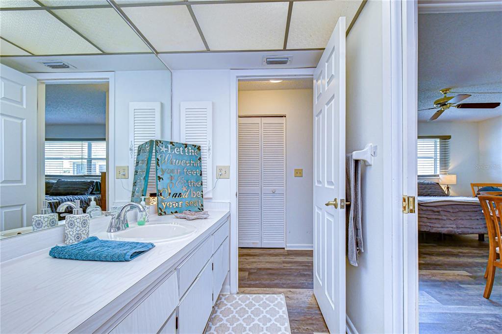 3439 Teeside Drive New Port Richey, FL 34655 - Photo 42 of 85 a bathroom with a sink and a mirror