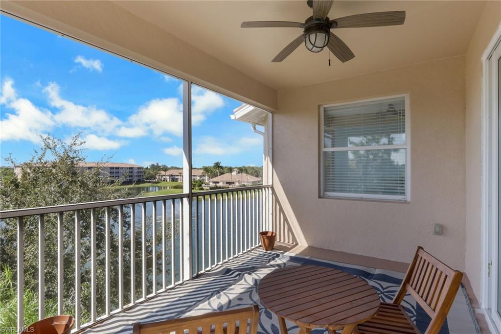 8570 Kingbird Loop, Unit 542 Estero, FL 33967 - Photo 30 of 43 a view of balcony with furniture