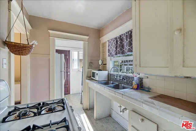 a room with furniture and a window